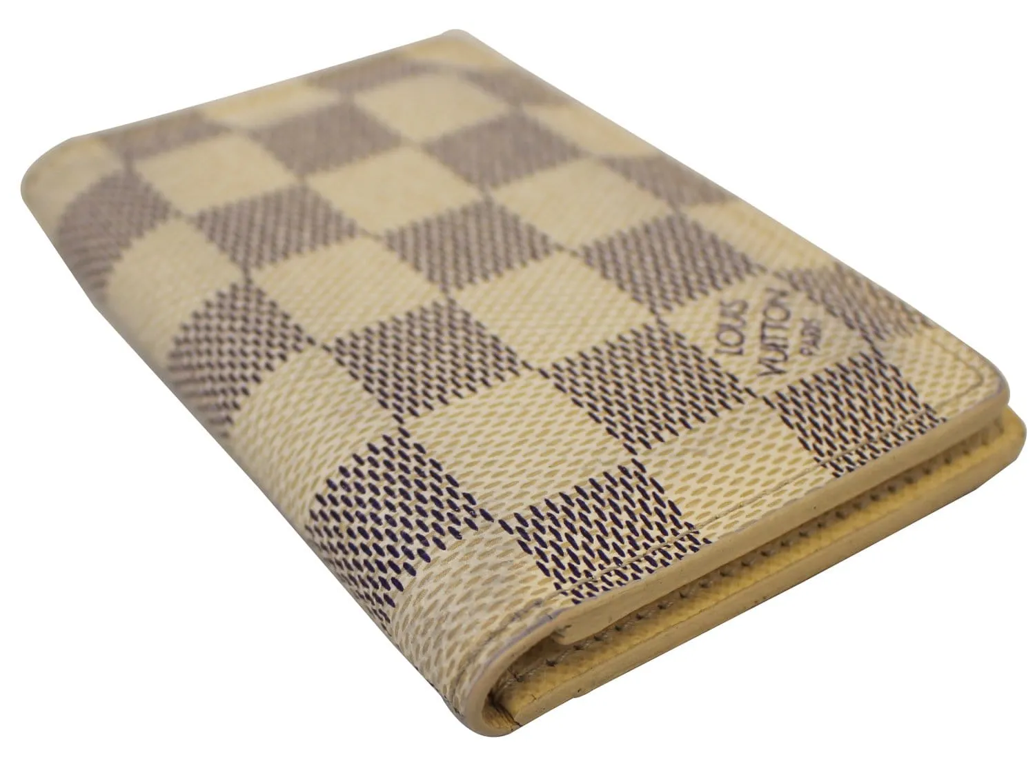 LOUIS VUITTON Damier Azur Card Case Pocket Organizer