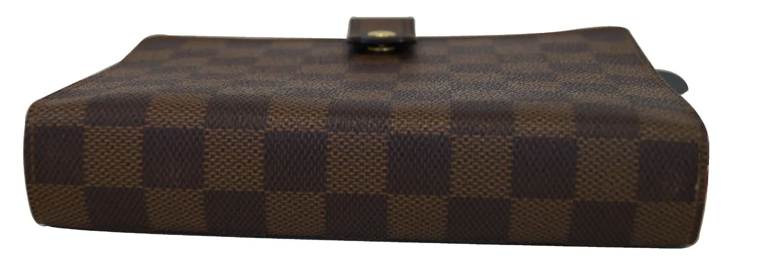 LOUIS VUITTON Damier Ebene Agenda MM Day Planner Cover