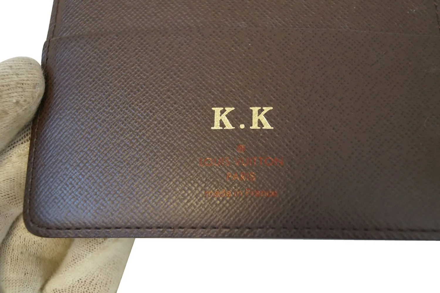 LOUIS VUITTON Damier Ebene Agenda MM Day Planner Cover