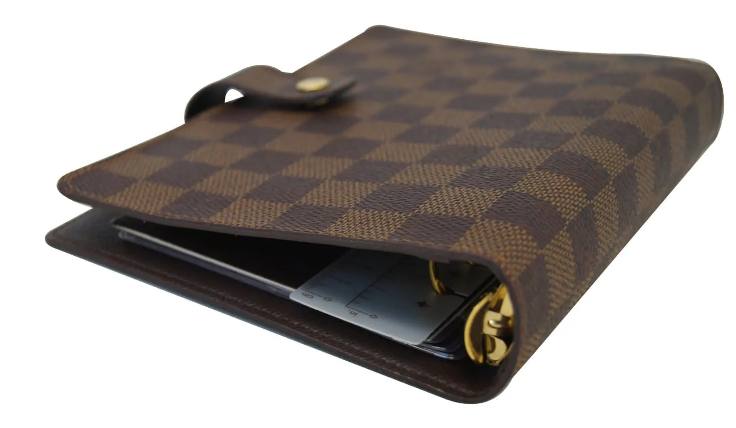 LOUIS VUITTON Damier Ebene Agenda MM Day Planner Cover