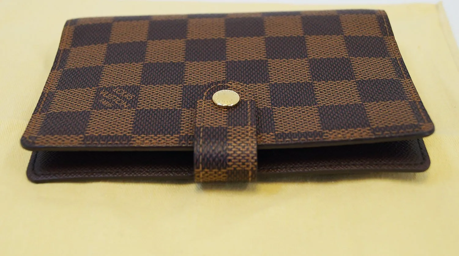 LOUIS VUITTON Damier Ebene Agenda PM Day Planner Cover