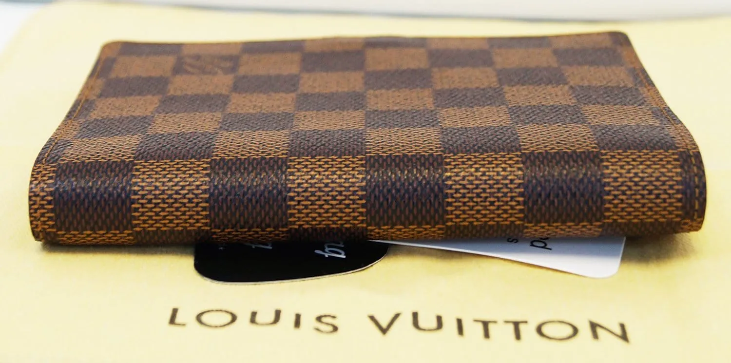 LOUIS VUITTON Damier Ebene Agenda PM Day Planner Cover