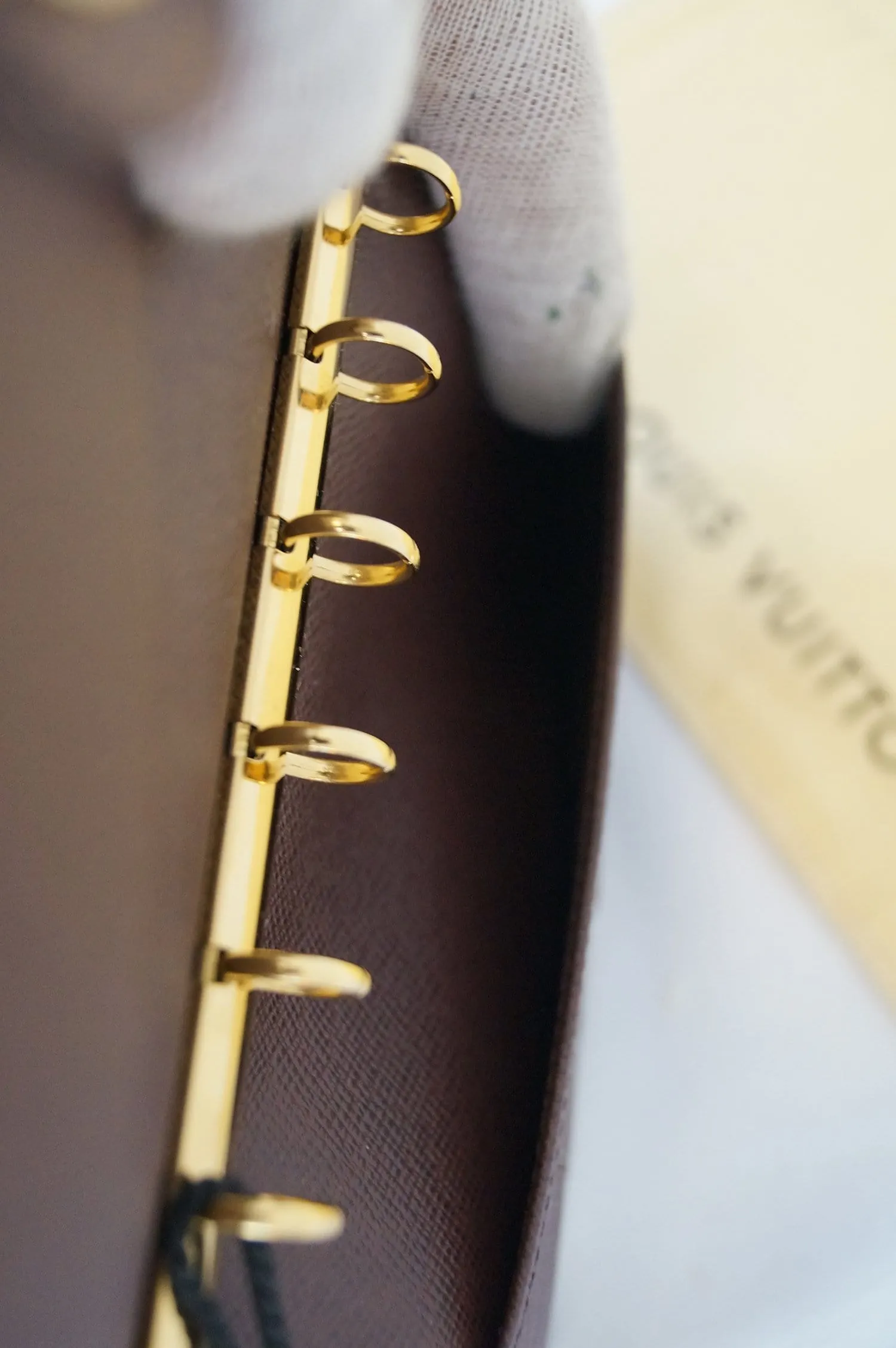 LOUIS VUITTON Damier Ebene Agenda PM Day Planner Cover