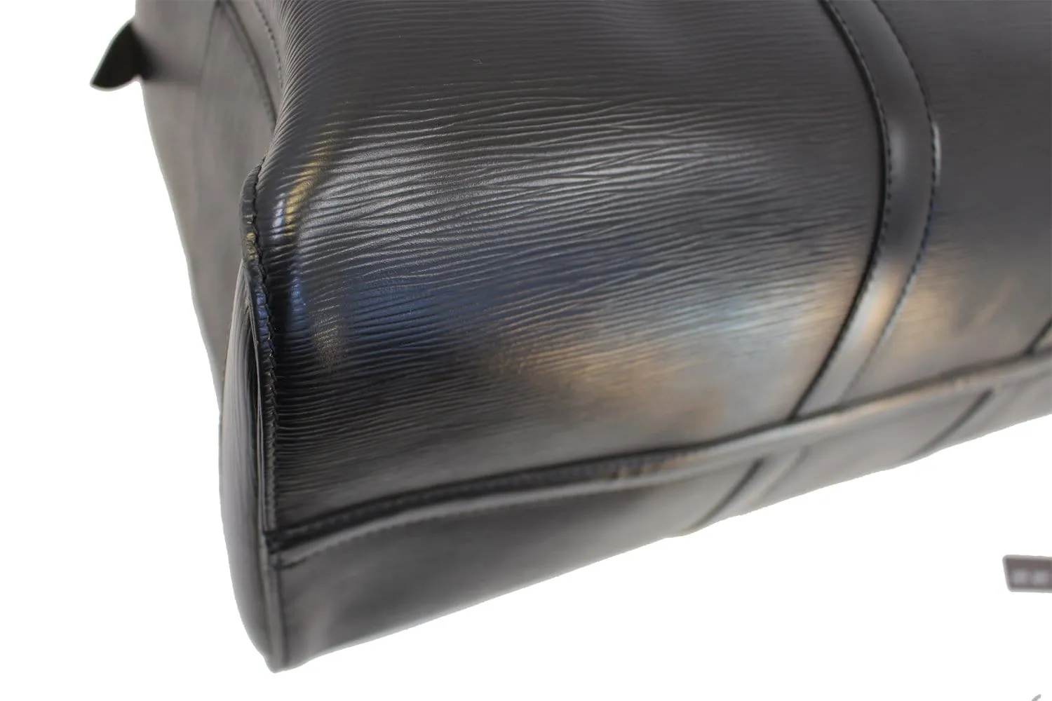 LOUIS VUITTON Epi Leather Black Keepall 50 Boston Bag