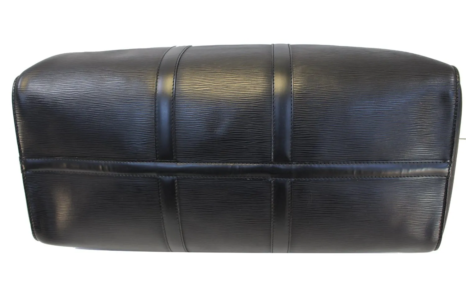 LOUIS VUITTON Epi Leather Black Keepall 50 Boston Bag
