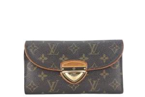 LOUIS VUITTON EUGENIE WALLET MONOGRAM WITH DUST COVER AND BOX