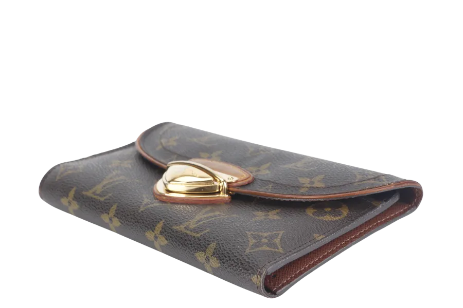 LOUIS VUITTON EUGENIE WALLET MONOGRAM WITH DUST COVER AND BOX