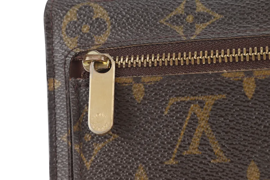 LOUIS VUITTON EUGENIE WALLET MONOGRAM WITH DUST COVER AND BOX