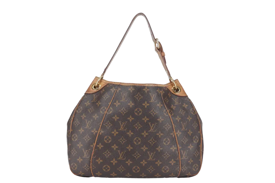 LOUIS VUITTON GALLIERA PM MONOGRAM CANVAS GOLD HARDWARE WITH DUST COVER