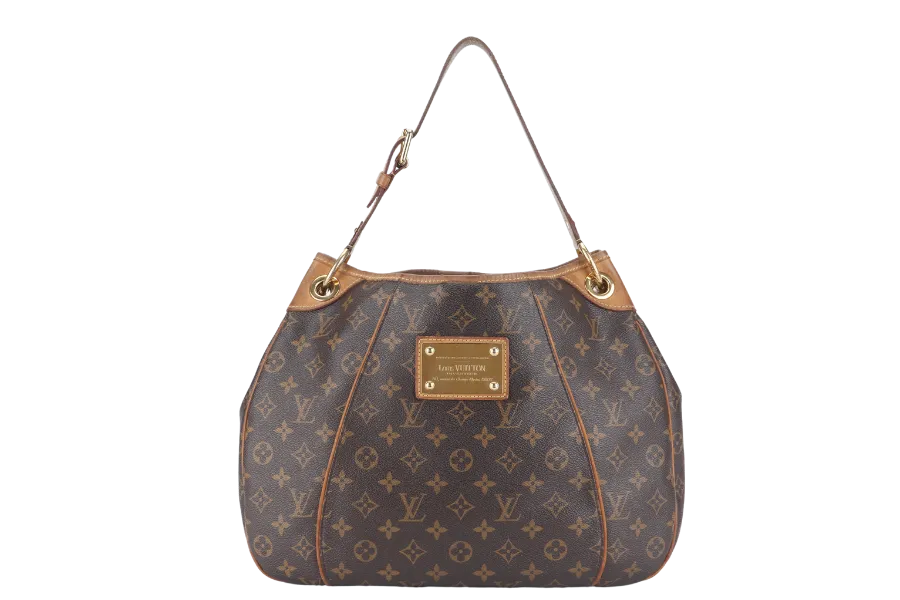 LOUIS VUITTON GALLIERA PM MONOGRAM CANVAS GOLD HARDWARE WITH DUST COVER