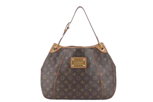 LOUIS VUITTON GALLIERA PM MONOGRAM CANVAS GOLD HARDWARE WITH DUST COVER