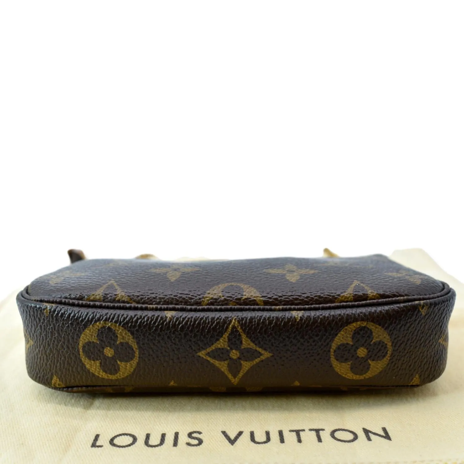 LOUIS VUITTON Mini Trunk & Bags Monogram Canvas Pochette Accessoires Pouch Brown