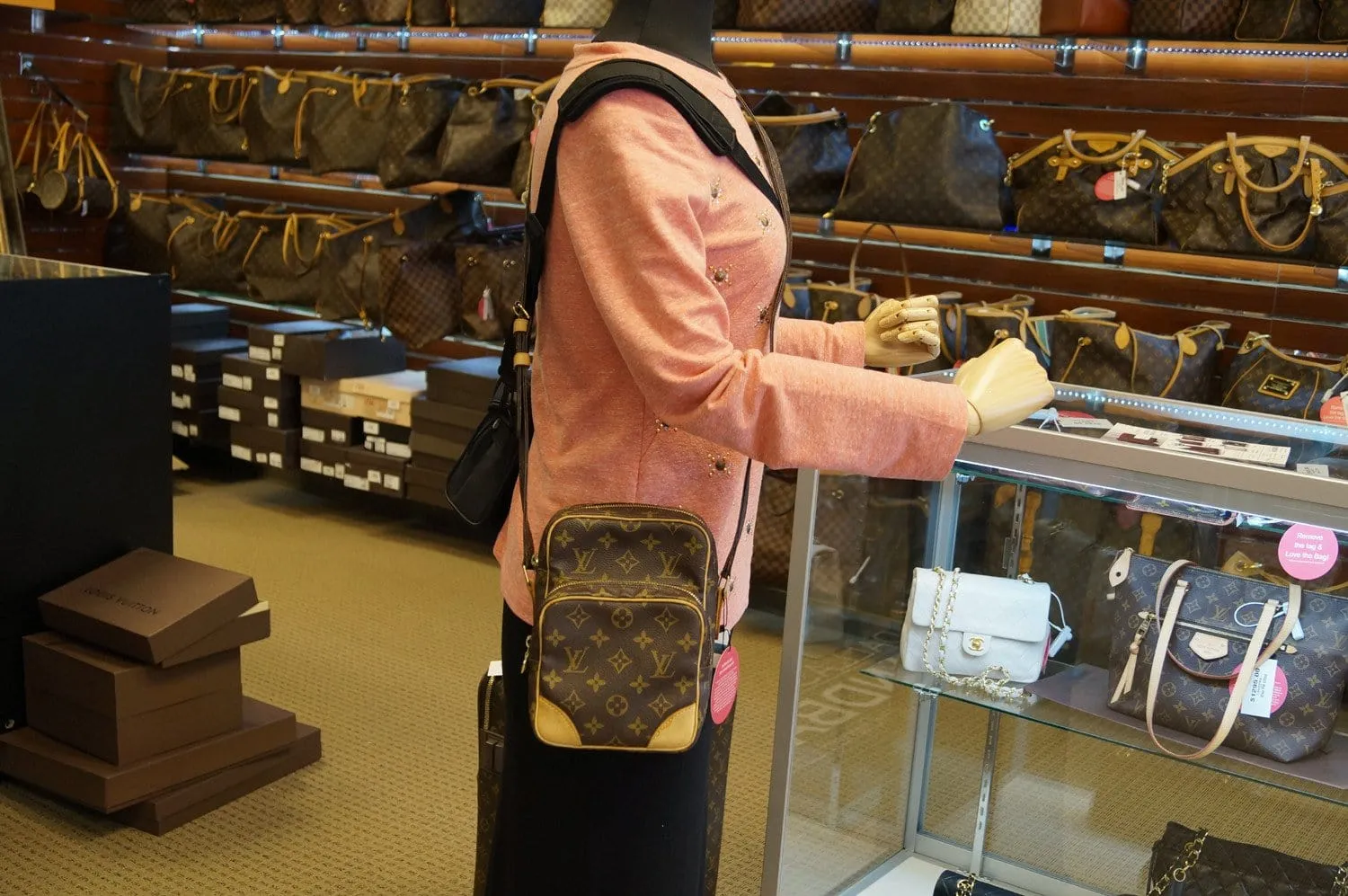 LOUIS VUITTON Monogram Amazone Shoulder Bag