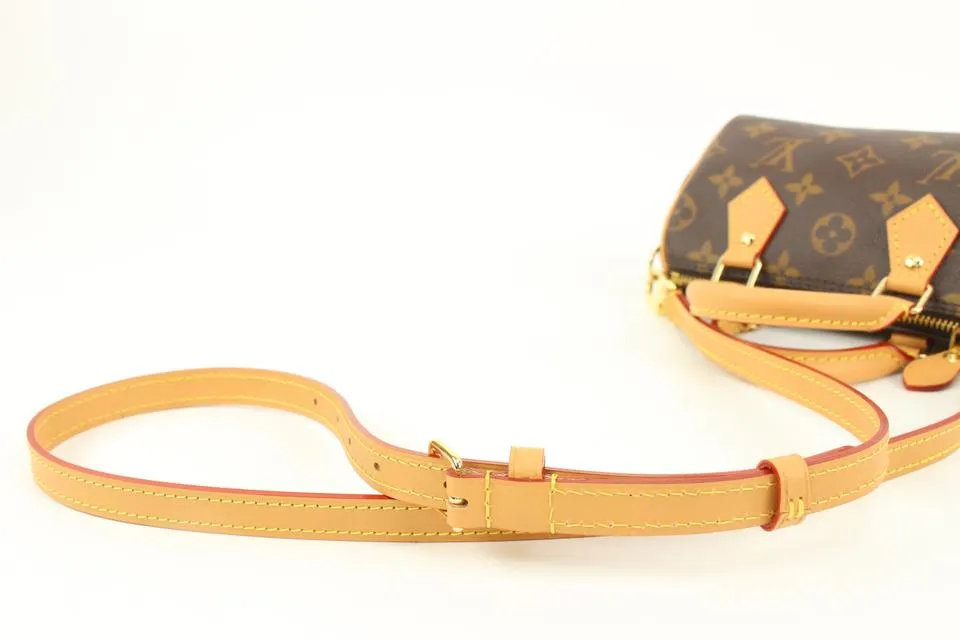 Louis Vuitton Monogram Nano Speedy Bandouliere 32lk37s