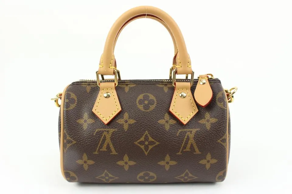 Louis Vuitton Monogram Nano Speedy Bandouliere 32lk37s