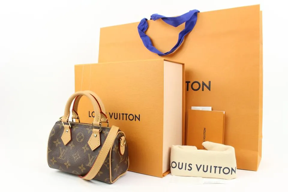 Louis Vuitton Monogram Nano Speedy Bandouliere 32lk37s
