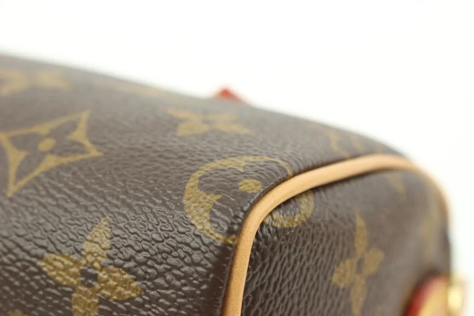 Louis Vuitton Monogram Nano Speedy Bandouliere 32lk37s