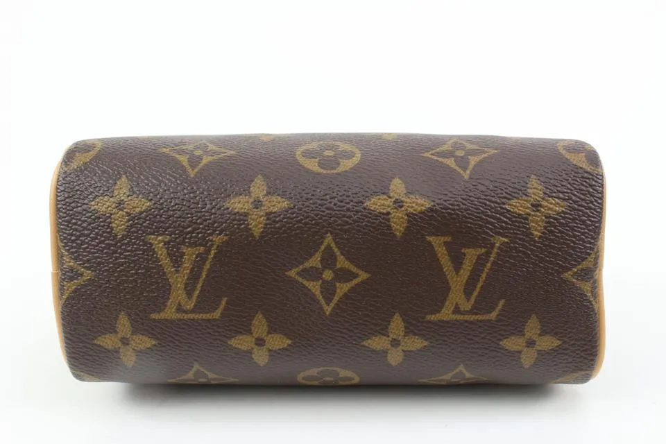 Louis Vuitton Monogram Nano Speedy Bandouliere 32lk37s