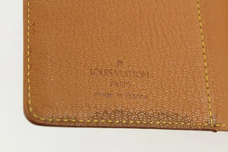 Louis Vuitton Rare Limited Vachetta Nomade Leather Small Ring AgendaPM 5LVS1223