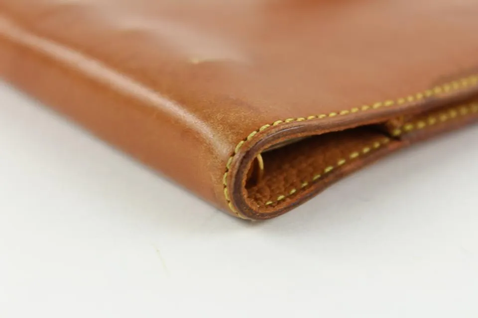 Louis Vuitton Rare Limited Vachetta Nomade Leather Small Ring AgendaPM 5LVS1223