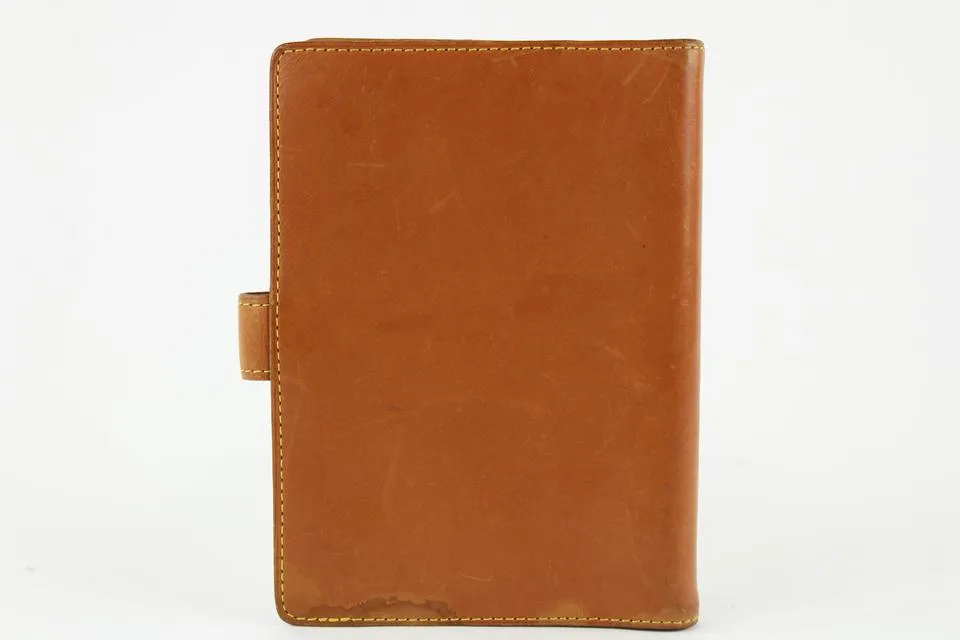 Louis Vuitton Rare Limited Vachetta Nomade Leather Small Ring AgendaPM 5LVS1223