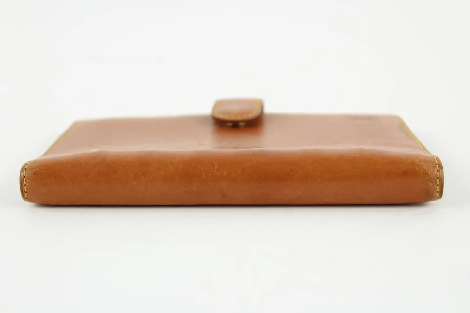 Louis Vuitton Rare Limited Vachetta Nomade Leather Small Ring AgendaPM 5LVS1223