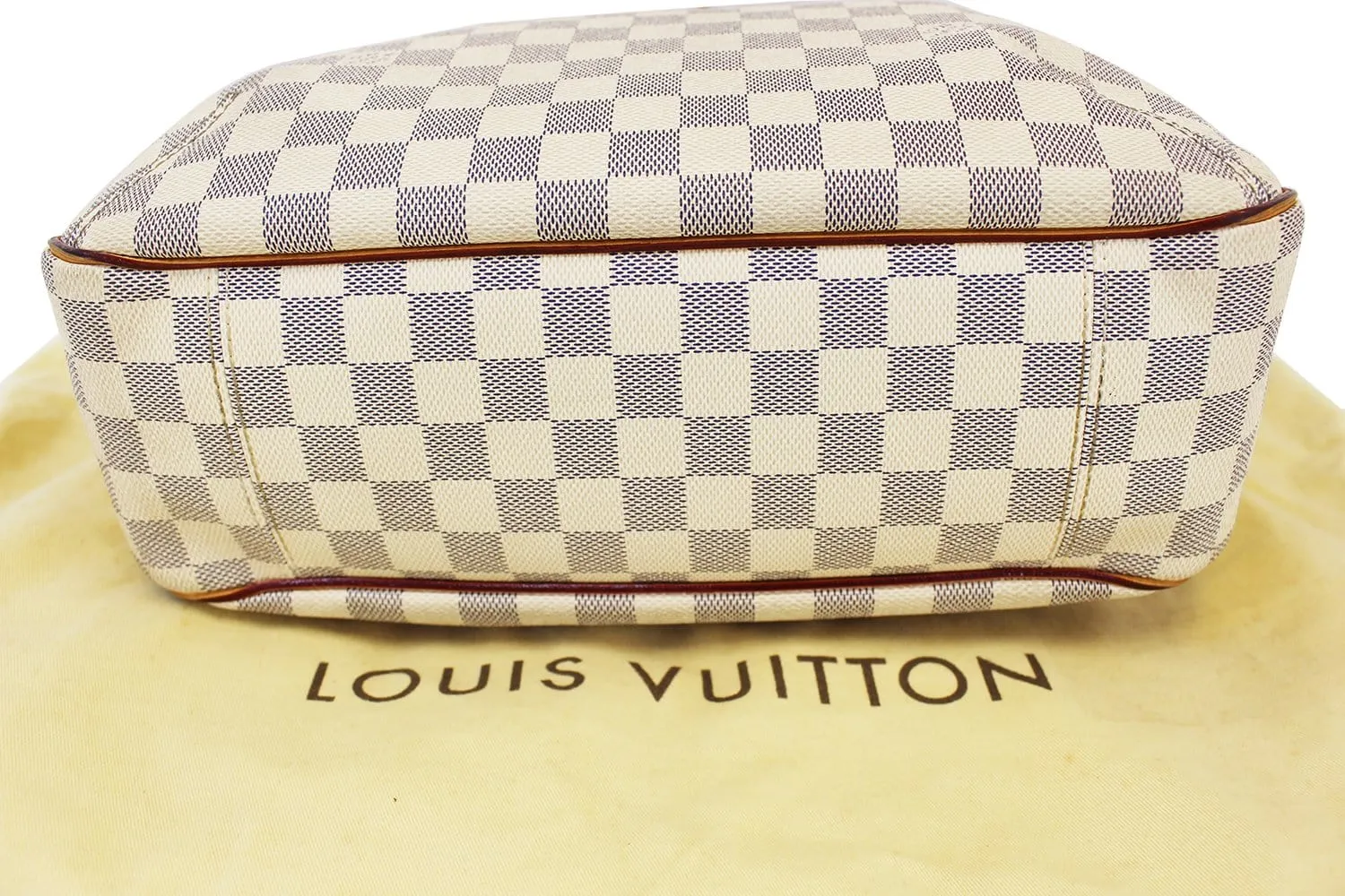 LOUIS VUITTON Soffi  Damier Azur Canvas White Shoulder Handbag