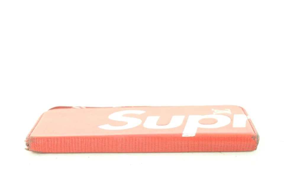 Louis Vuitton Supreme Red Epi Leather iPhone 7 Folio Case 7lv721