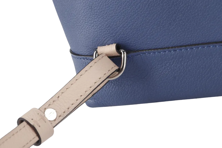 LOUIS VUITTON TAURILLON LOCKME BACKPACK (M41817) BLUE-PINK CALFSKIN LEATHER SILVER HARDWARE NO DUST COVER