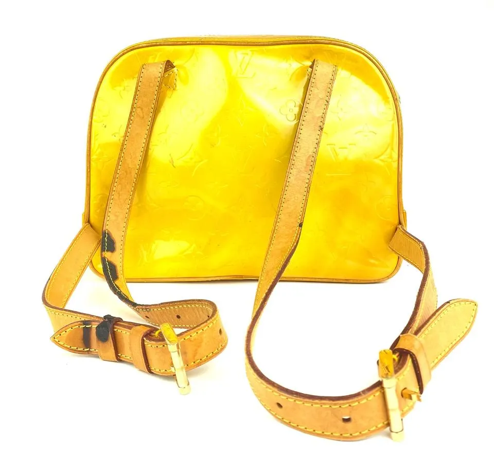 Louis Vuitton Yellow Monogram Vernis Murray Backpack 5LVA101