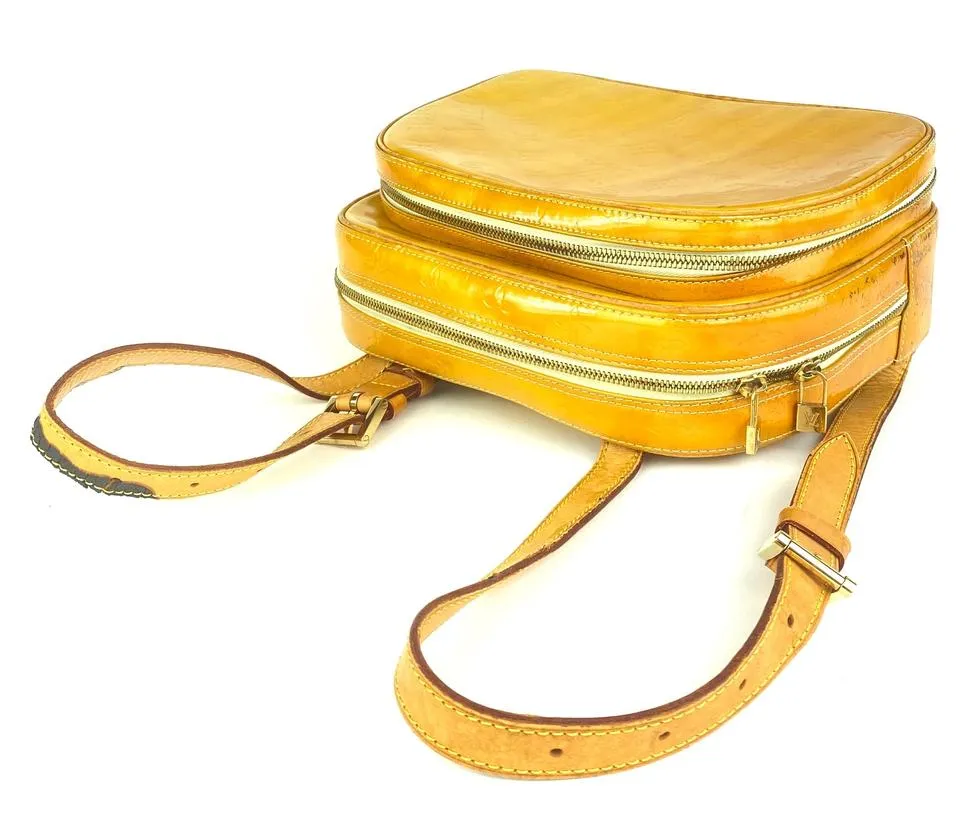 Louis Vuitton Yellow Monogram Vernis Murray Backpack 5LVA101