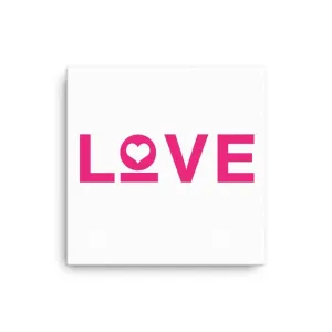 Love Heart Canvas Wall Art