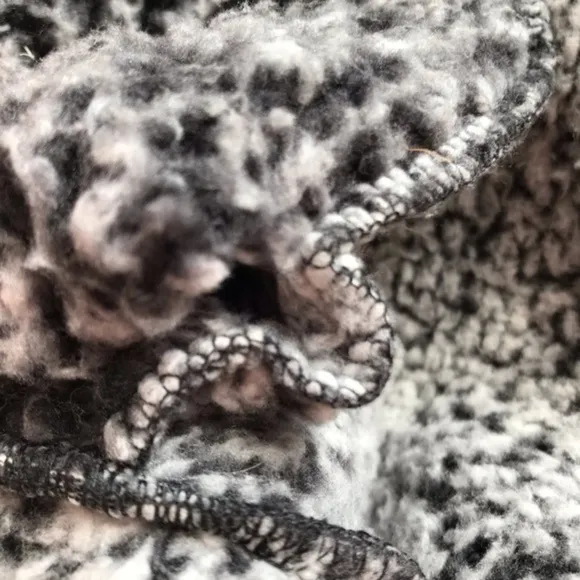 Love Tree Gray Teddy Bear Coat Size Small