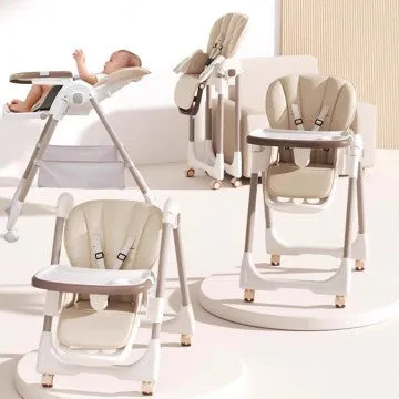 Lucky Baby Viner Swing & Highchair - Kaki