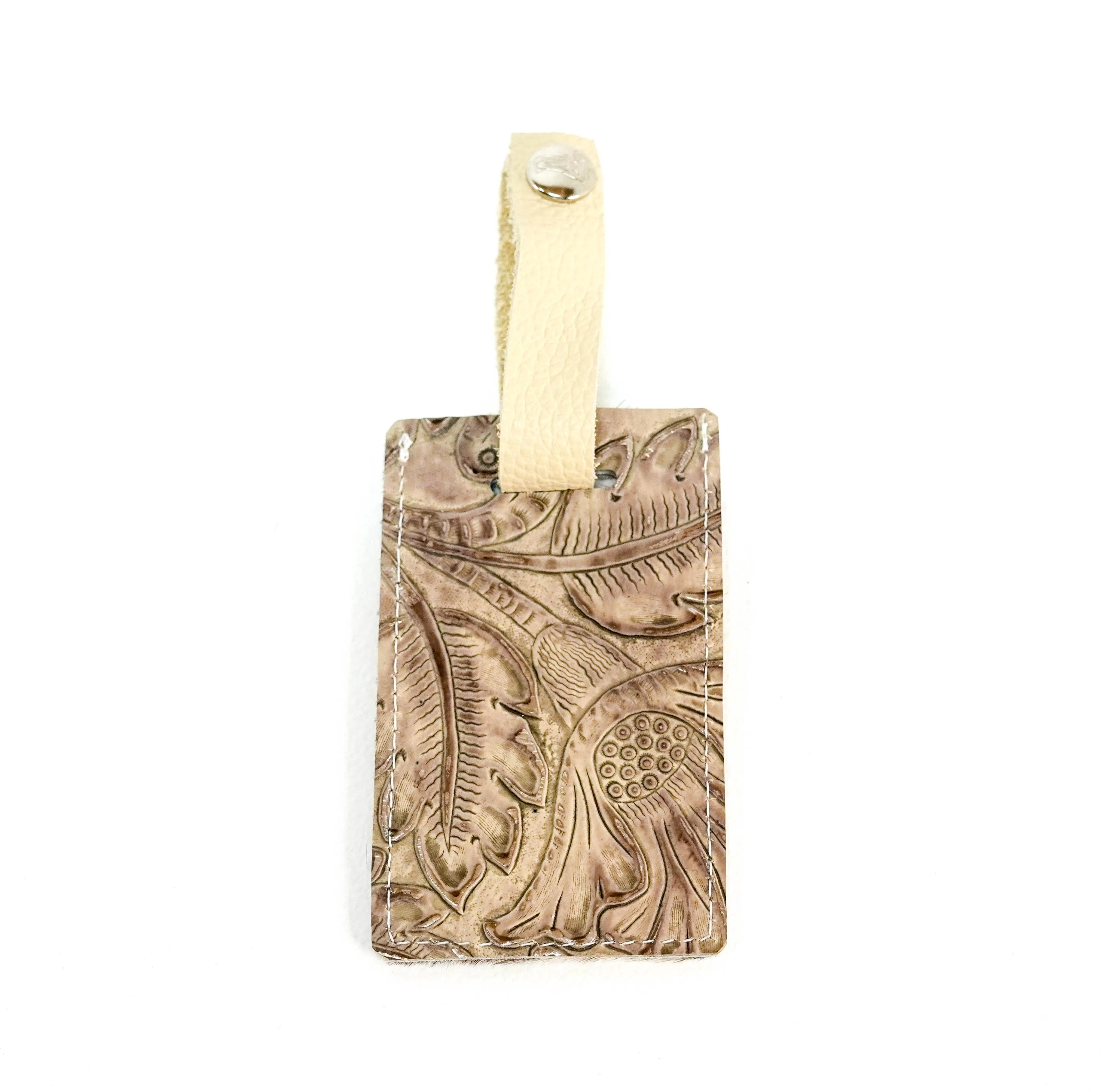 Luggage Tag - Brindle w/ Sesame Autumn