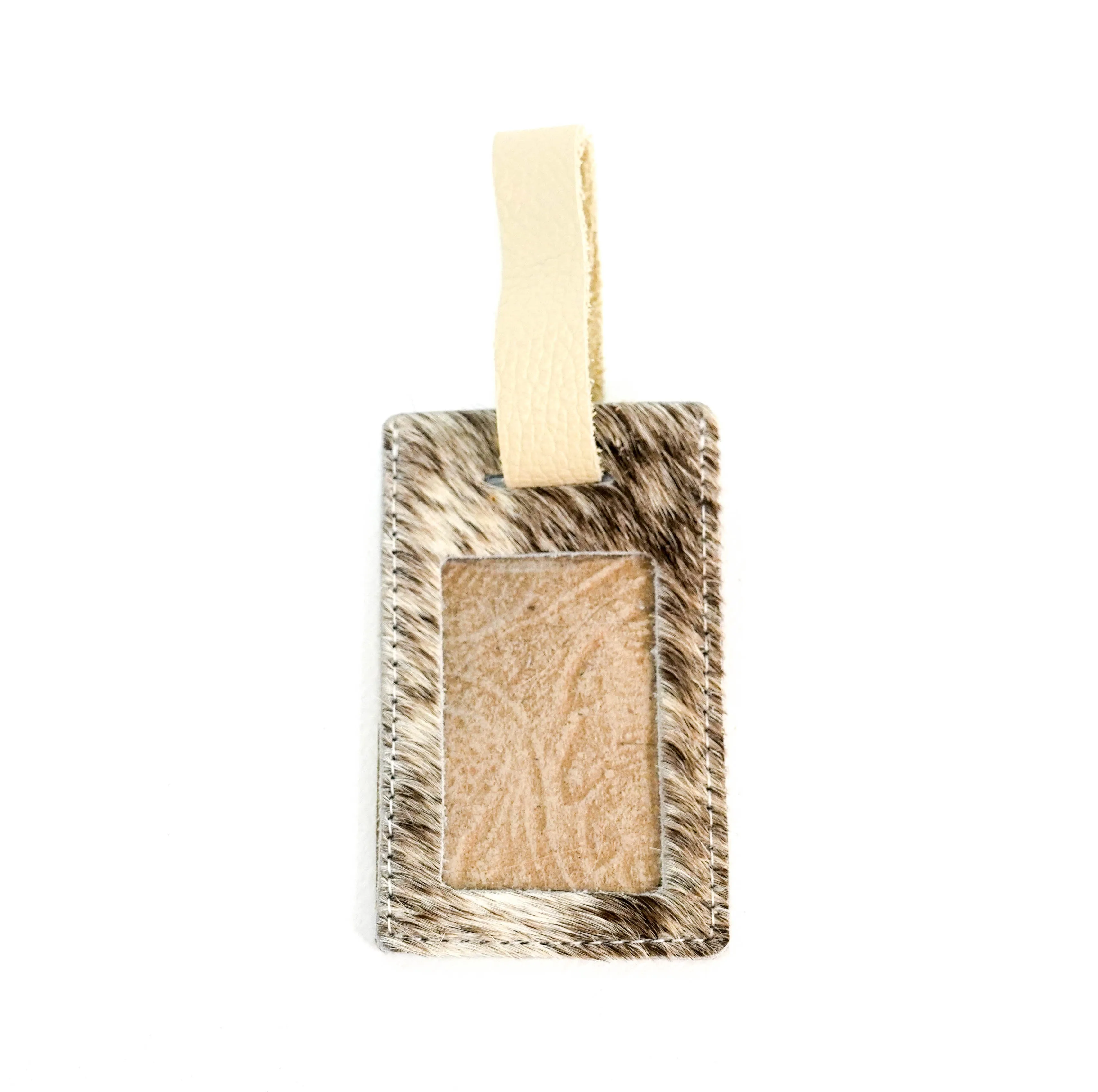 Luggage Tag - Brindle w/ Sesame Autumn