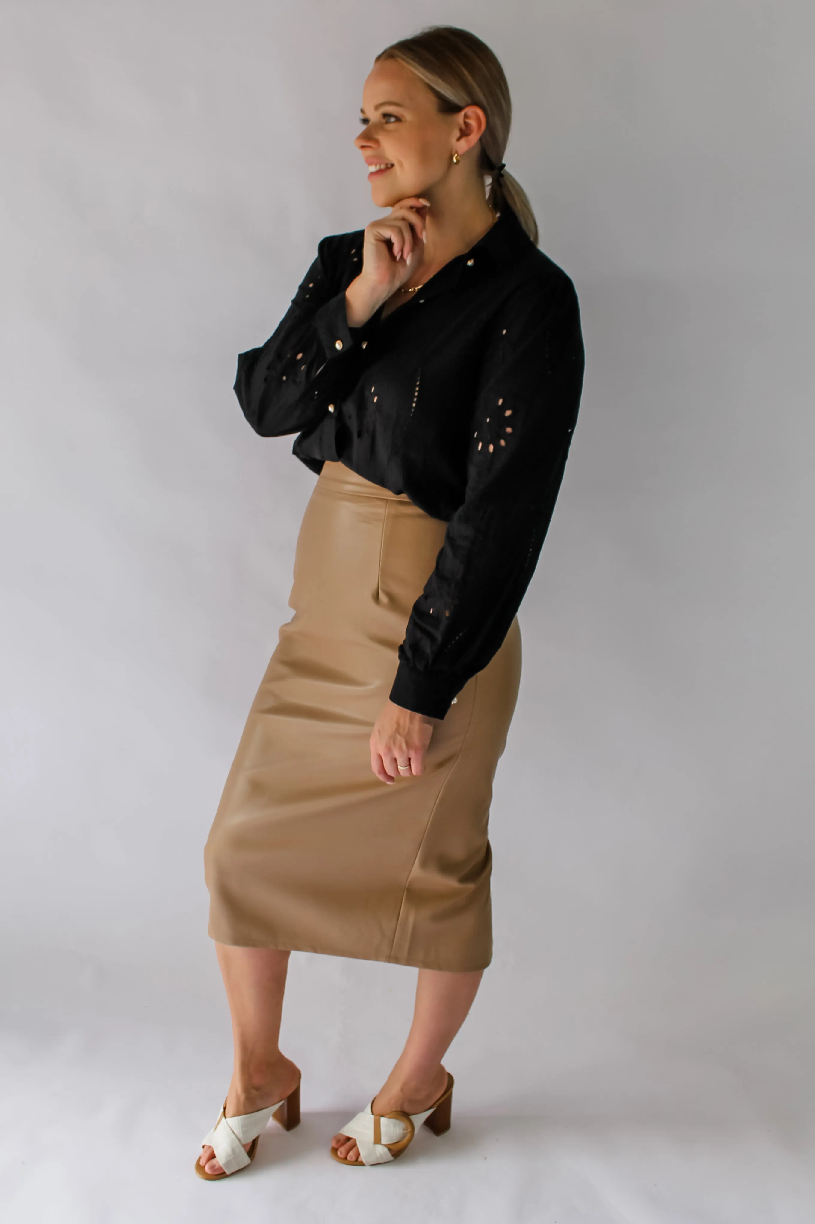 MADDISON SKIRT - TAN