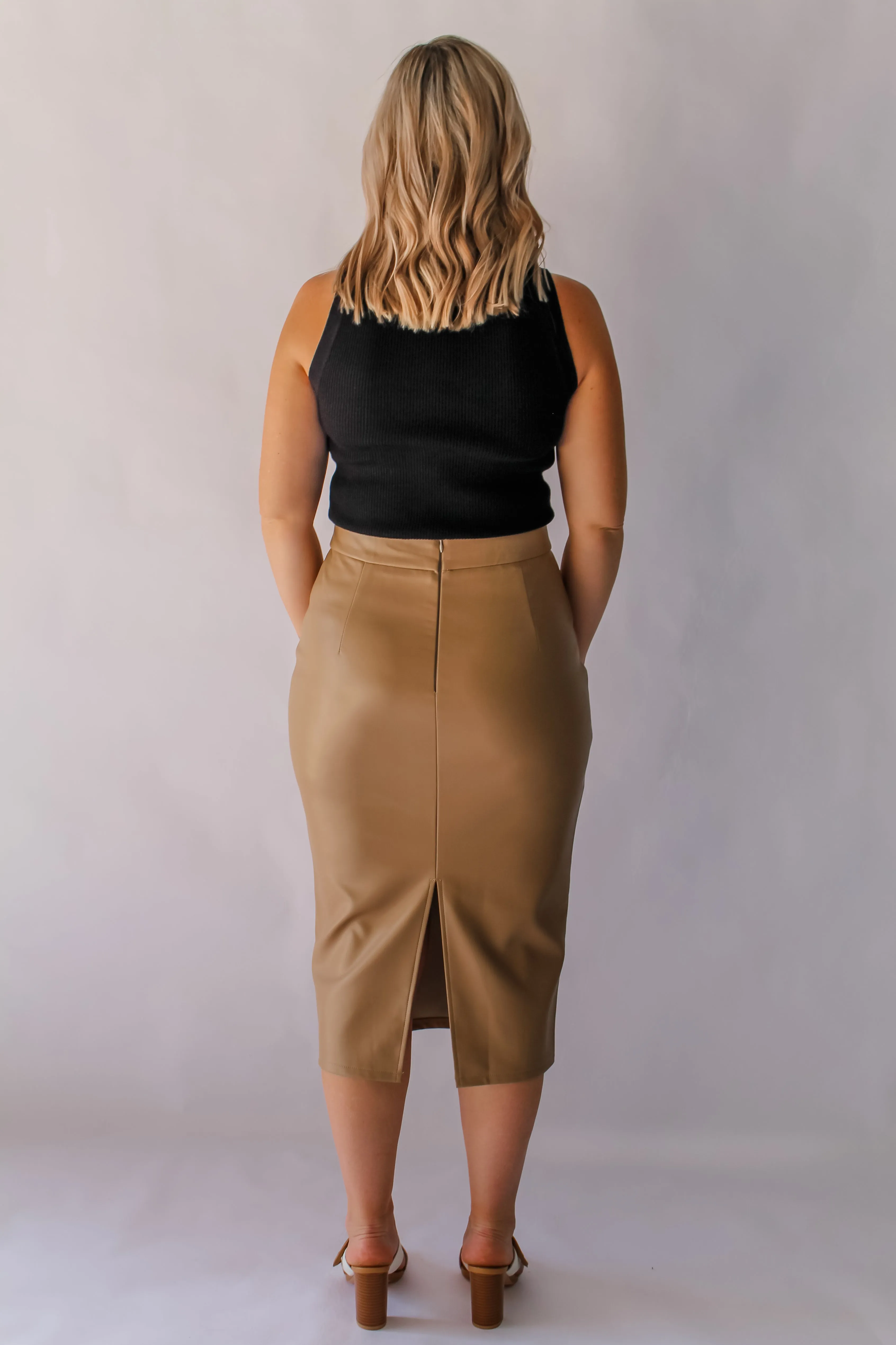 MADDISON SKIRT - TAN