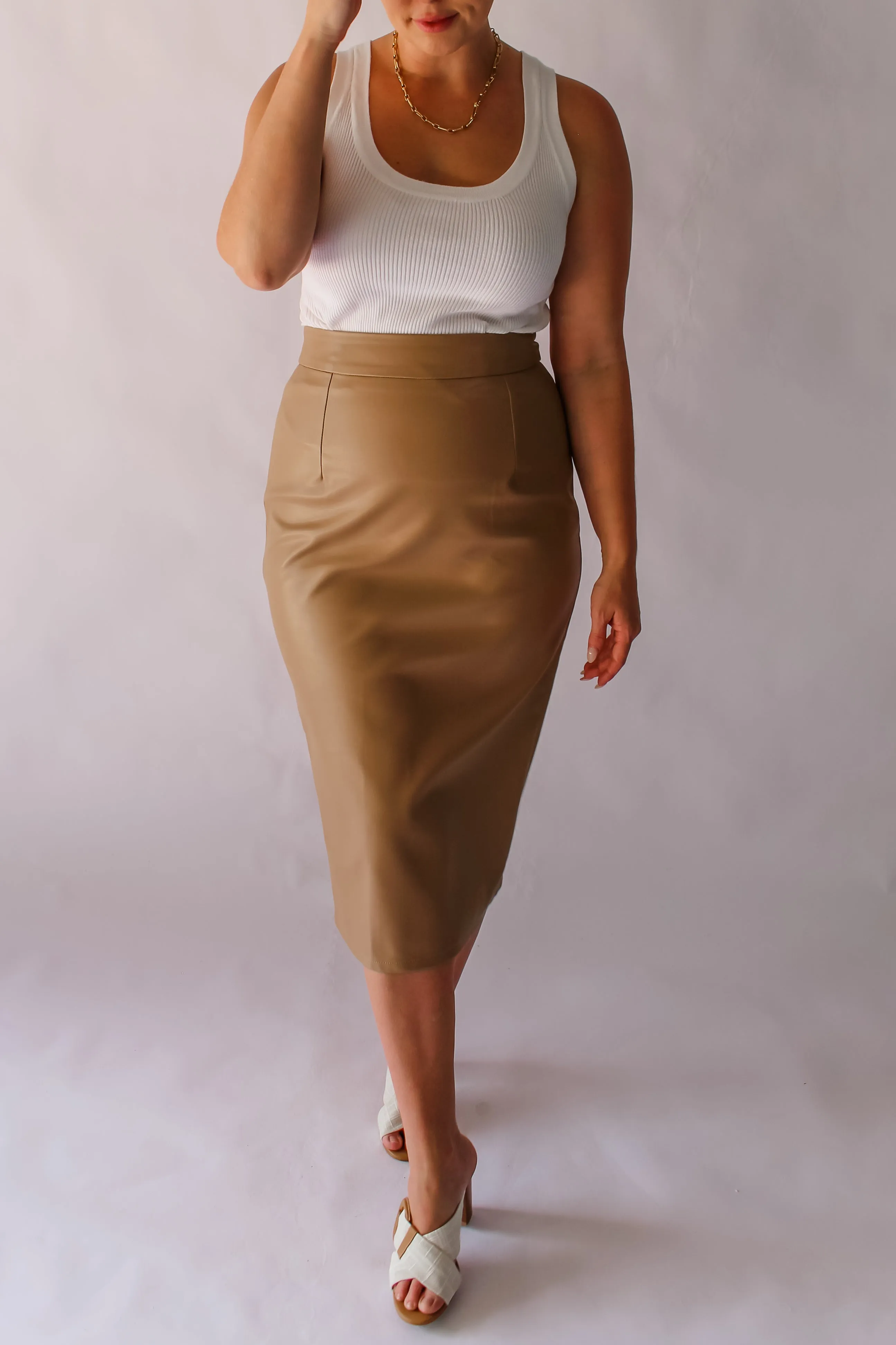 MADDISON SKIRT - TAN