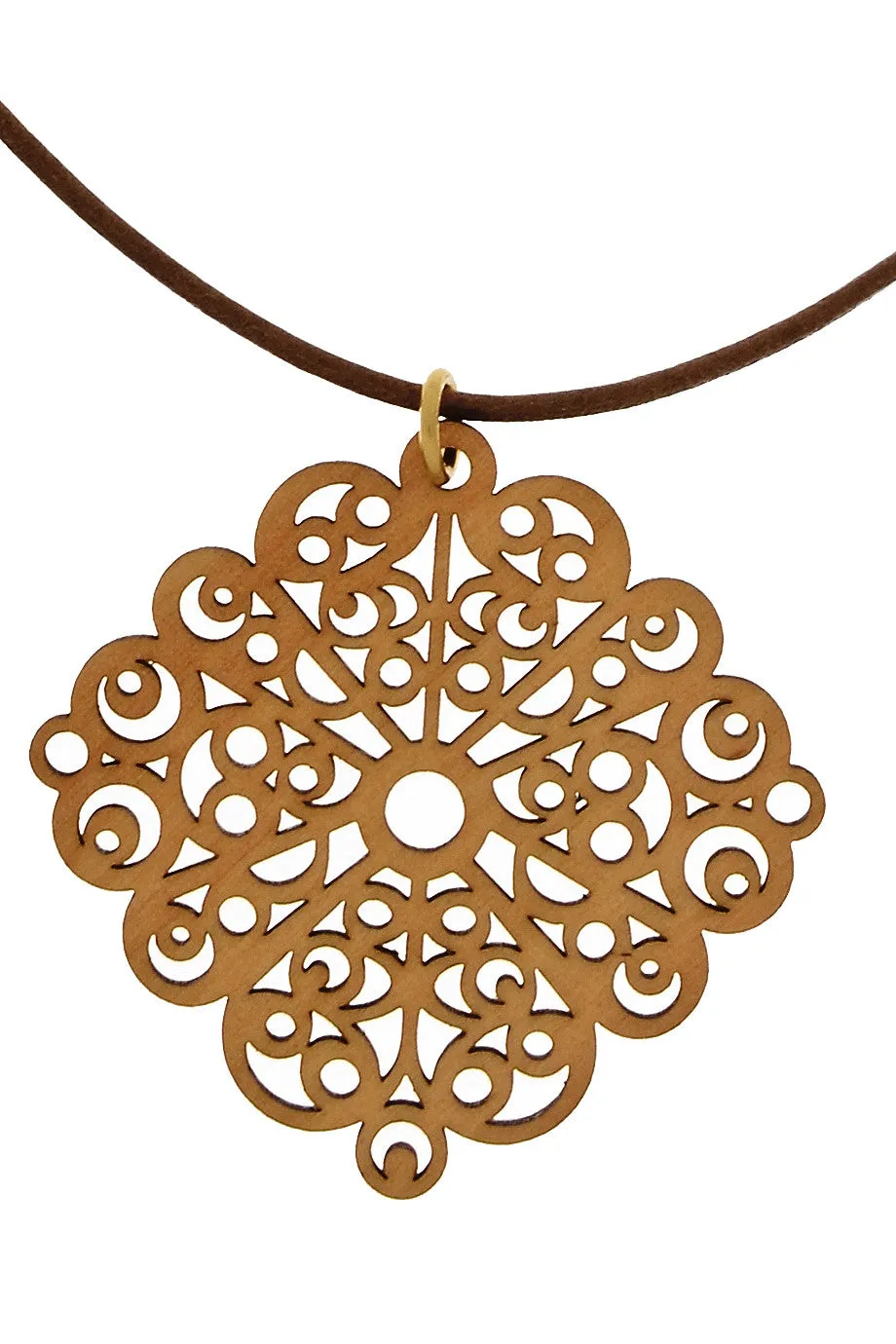 MADERA Brown Wooden Pendant