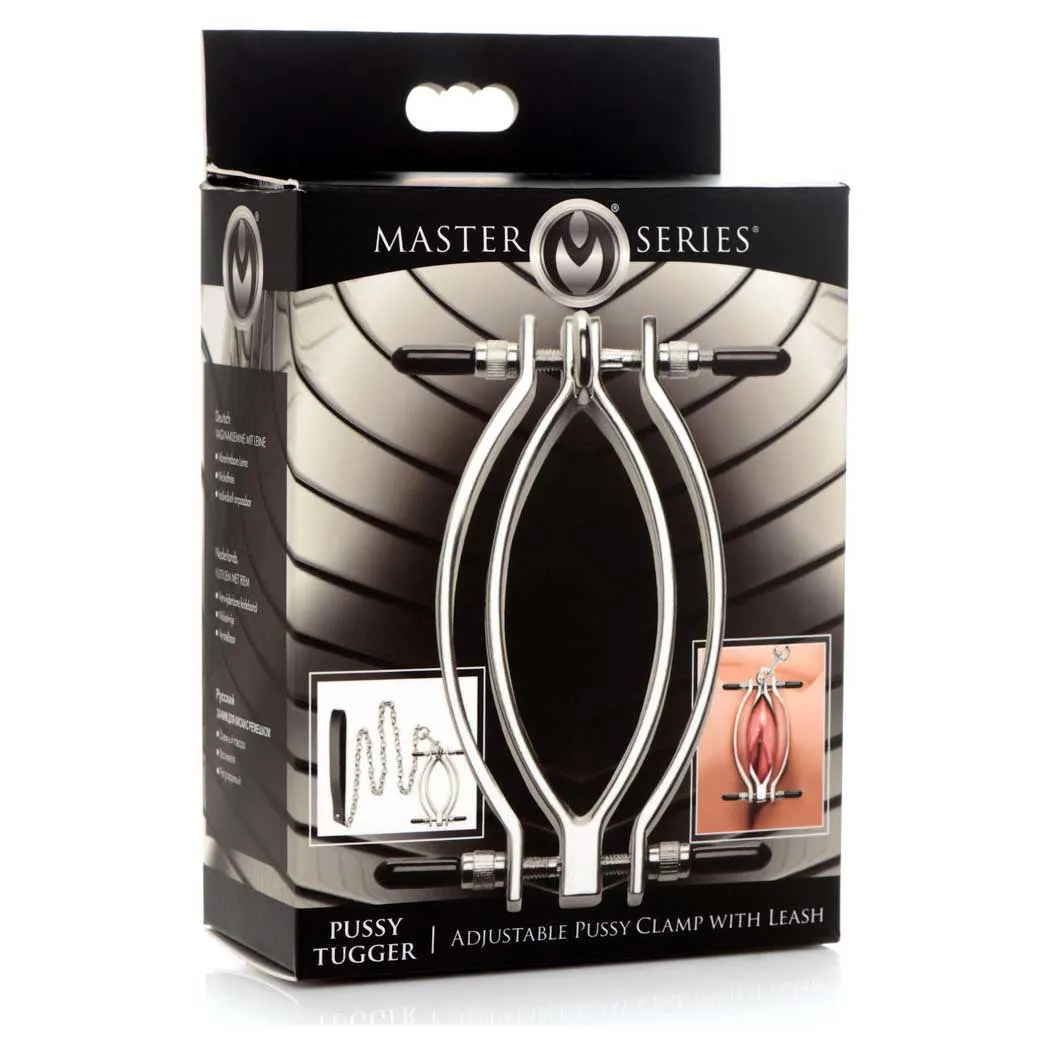 Master Series Pussy Tugger Adjustable Pussy Clamp with Leash