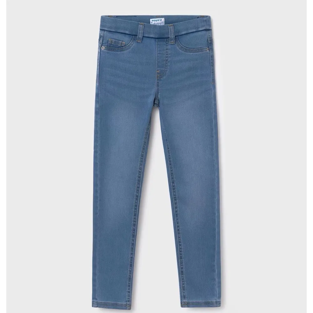 Mayoral Older Girls Mid Denim Jeggings Ss24 554