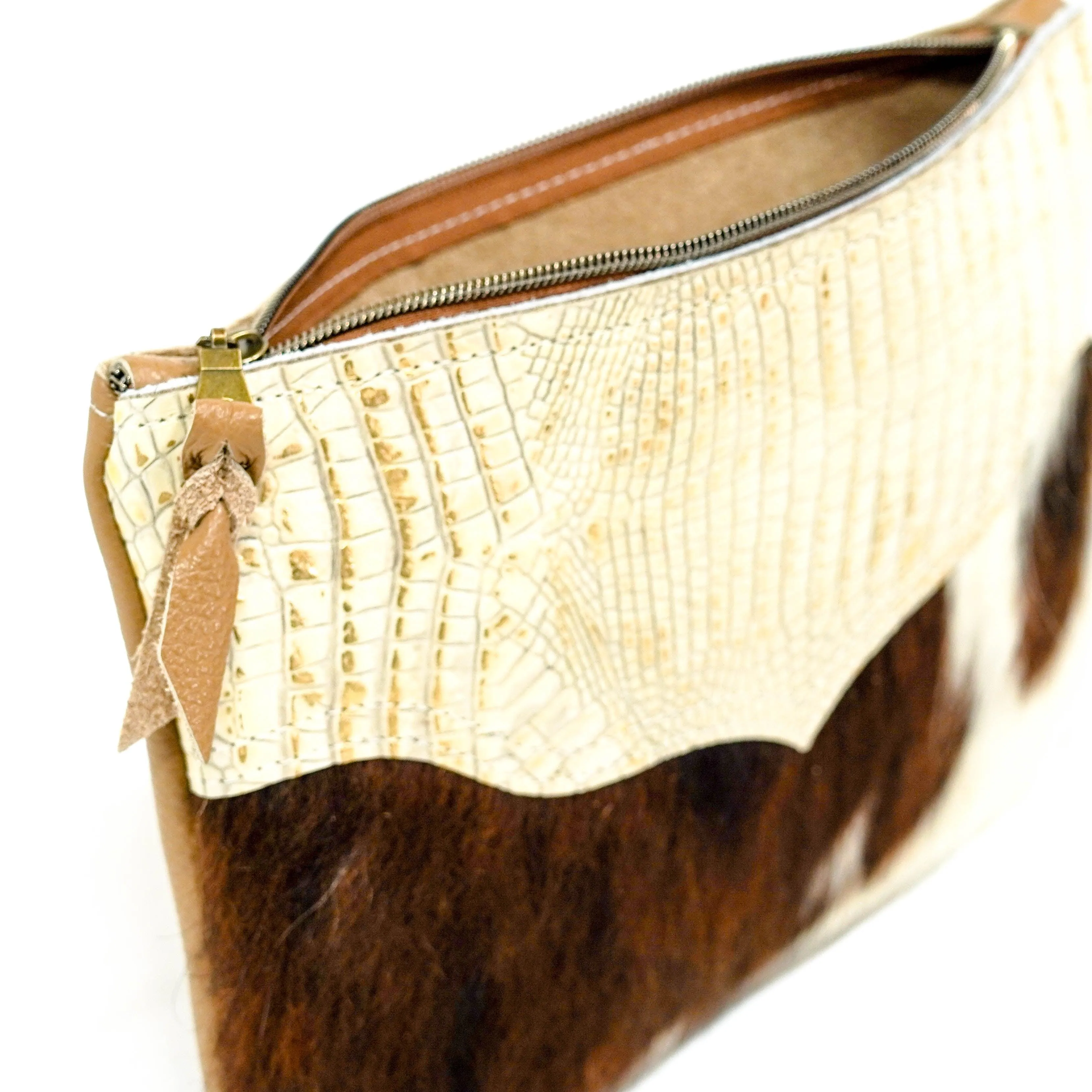 Mega Organizer - Tricolor w/ Ivory Croc