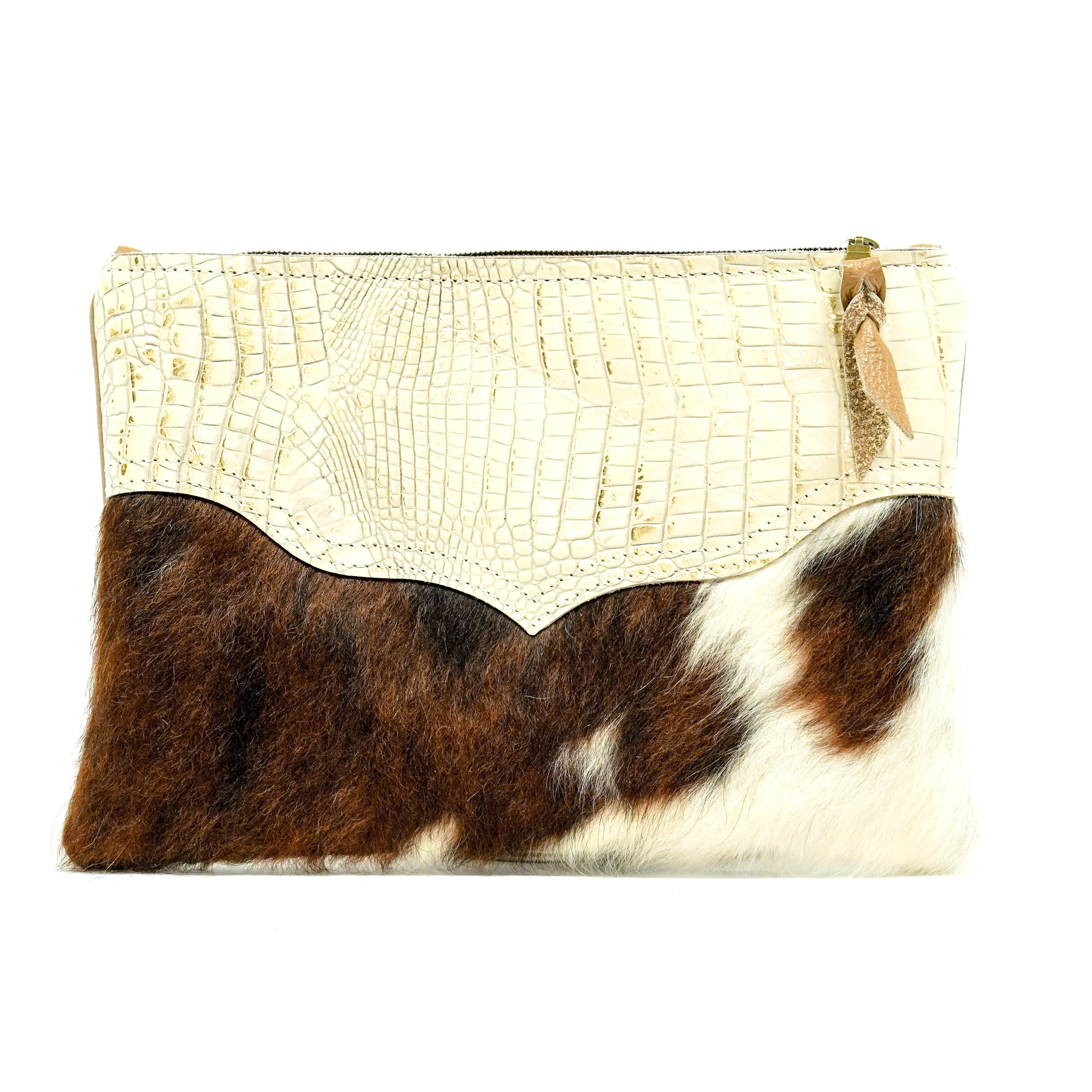 Mega Organizer - Tricolor w/ Ivory Croc