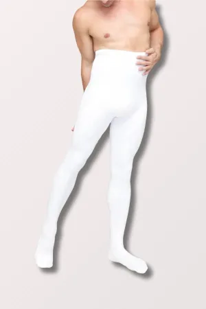 Men's Convertible Dance Tights - White