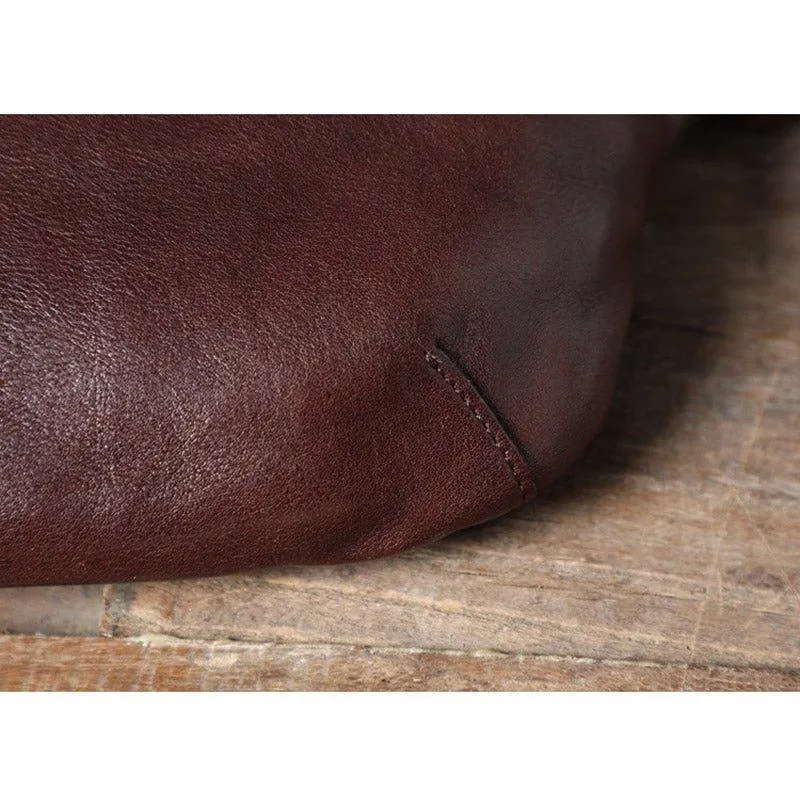 Mens Genuine Leather Sling Bag