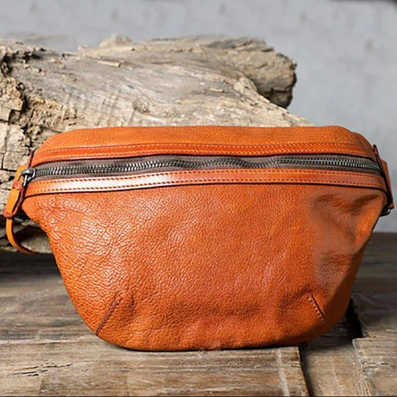Mens Genuine Leather Sling Bag