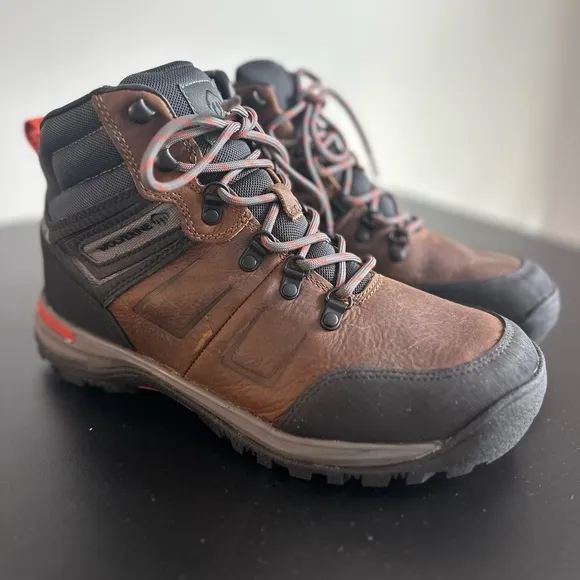 Men’s Wolverine Leather Waterproof Oil and Slip Resistant Hiking boot