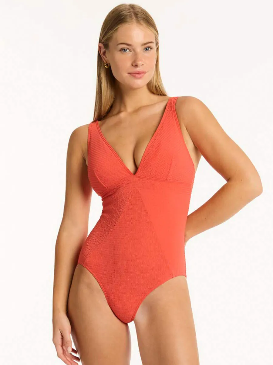 Messina Panel Line One Piece in Flame
