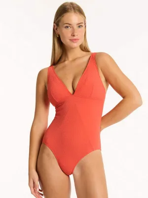 Messina Panel Line One Piece in Flame
